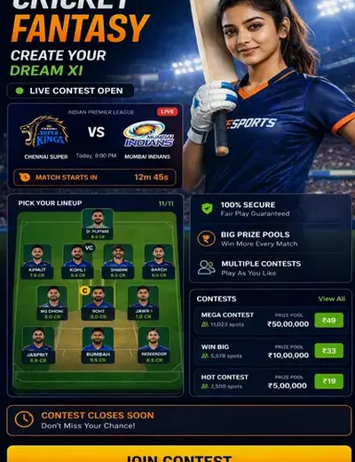 Kabook (kabook) fantasy cricket & matchday visual 3
